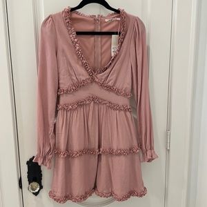 Francesca’s pink dress